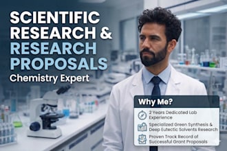 be your expert chemist for research and technical writing
