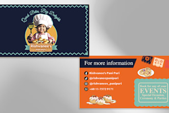 professional and modern business card