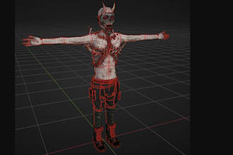fix, clean and repair 3d scan meshes with retopology for VR, games and animation