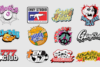 design exclusive urban logo for your cltothing streetwear