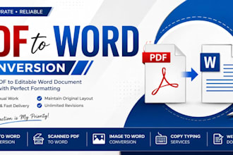 convert PDF to editable word document manually