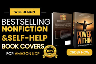 design bestselling nonfiction and self help book covers for amazon KDP