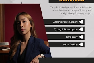 be your virtual assistant for typing and micro tasks