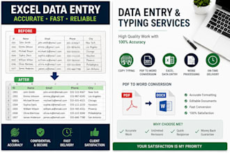 do fast and accurate data entry, copy typing
