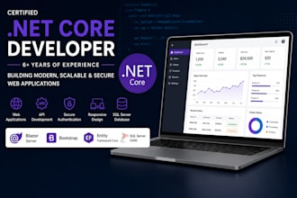 create custom asp dotnet core mvc and sql server applications
