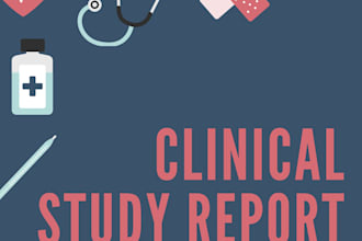 write clinical study reports and medical documents
