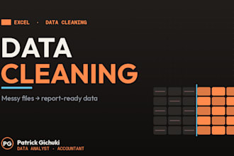 clean and prepare your excel and CSV data
