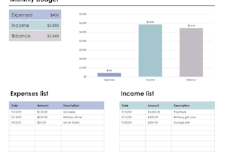 build a custom excel budget planner and expense tracker