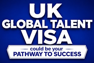 help you prepare a successful UK global talent visa application
