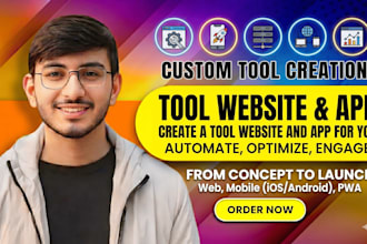 create a tool website and app for you