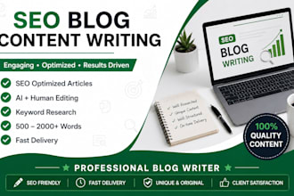 write SEO blog content using ai