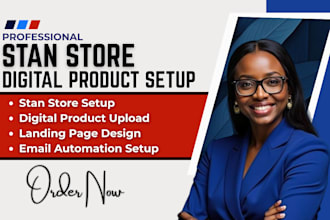 do stan store setup, stan store design, stan store marketing, beacons ai gumroad
