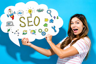 do complete website seo service wordpress shopify store for sales and traffic