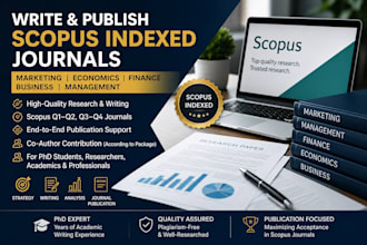 write publish research articles on high reputable journals