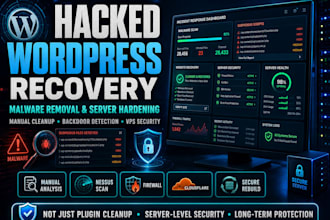 remove malware, clean hacked wordpress and harden your vps server