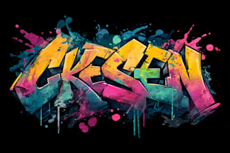 create professional street art graffiti logo designs