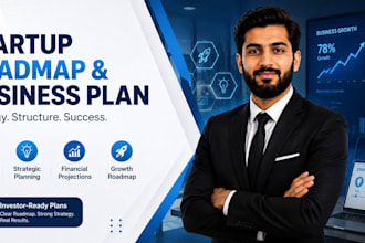 a startup roadmap, business plan, and launch strategy