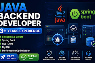 fix java spring boot bugs, API issues, and backend errors
