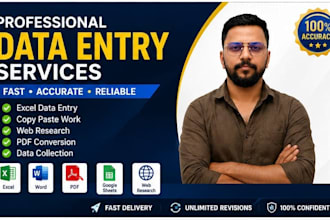 be your reliable data entry and virtual assistant