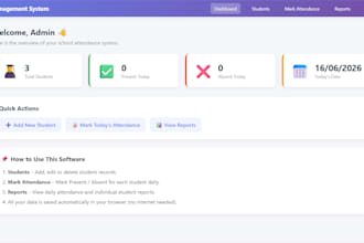 provide a complete online attendance management system