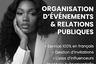 manage PR and influencer strategy for your corporate events