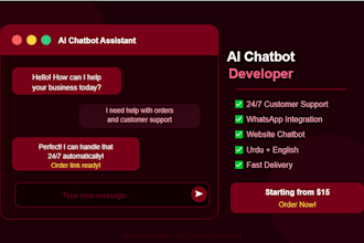 build a custom ai chatbot for your business website
