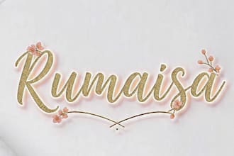 design a custom cursive name logo for your brand