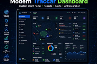 build a custom traccar gps dashboard and client portal