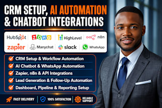 zoho crm hubspot freshdesk whatsapp chatbot slack manychat claude ai automation
