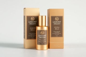 design premium cosmetic label and box packaging design