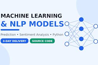 build machine learning models for prediction and nlp analysis