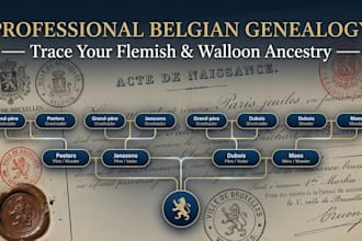 do belgian genealogy research trace ancestry and family tree records