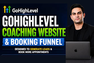 create a gohighlevel coaching website, funnel and CRM setup