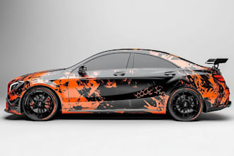 car wrap vehicle wrap truck wrap boat wrap racing car wrap