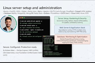 setup configure and manage your linux server