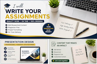do english assignment content creation