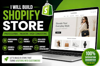build a professional shopify store for your business