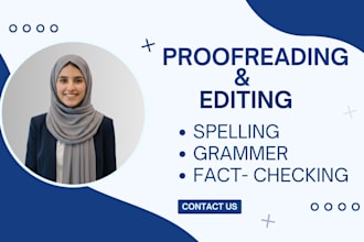 check your grammar and spelling by proofreading