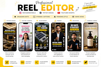 instagram and youtube reel shorts editing