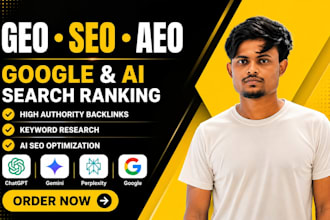 do GEO SEO aeo, backlinks and keyword research for google and ai search results