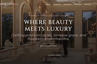design a clean, modern landing page for your small business