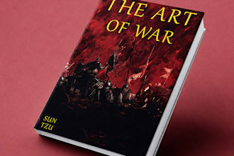 design a professional and cinematic book cover