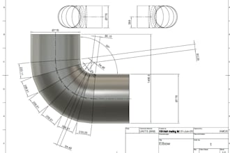 create sheet metal developments, lofted transitions and fabrication drawings