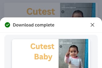design a cute baby youtube thumbnail