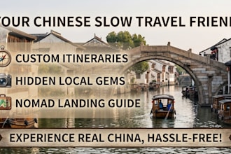 design a customized china travel itinerary and local planner