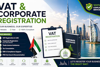 provide uae vat and corporate tax registration services
