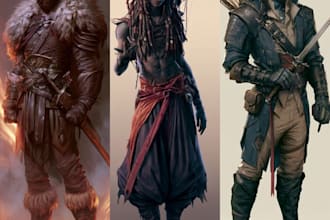 dnd character art and dnd character art
