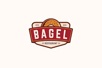 design food restaurant cafe bakery cafe dessert logo