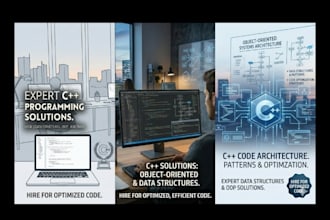 be your expert cpp programmer and coding projects and tasks