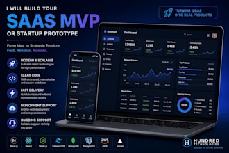 build your saas mvp or startup prototype
